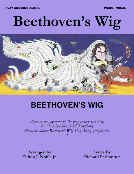 cover of Individual sheet music for the song “Beethoven’s Wig”